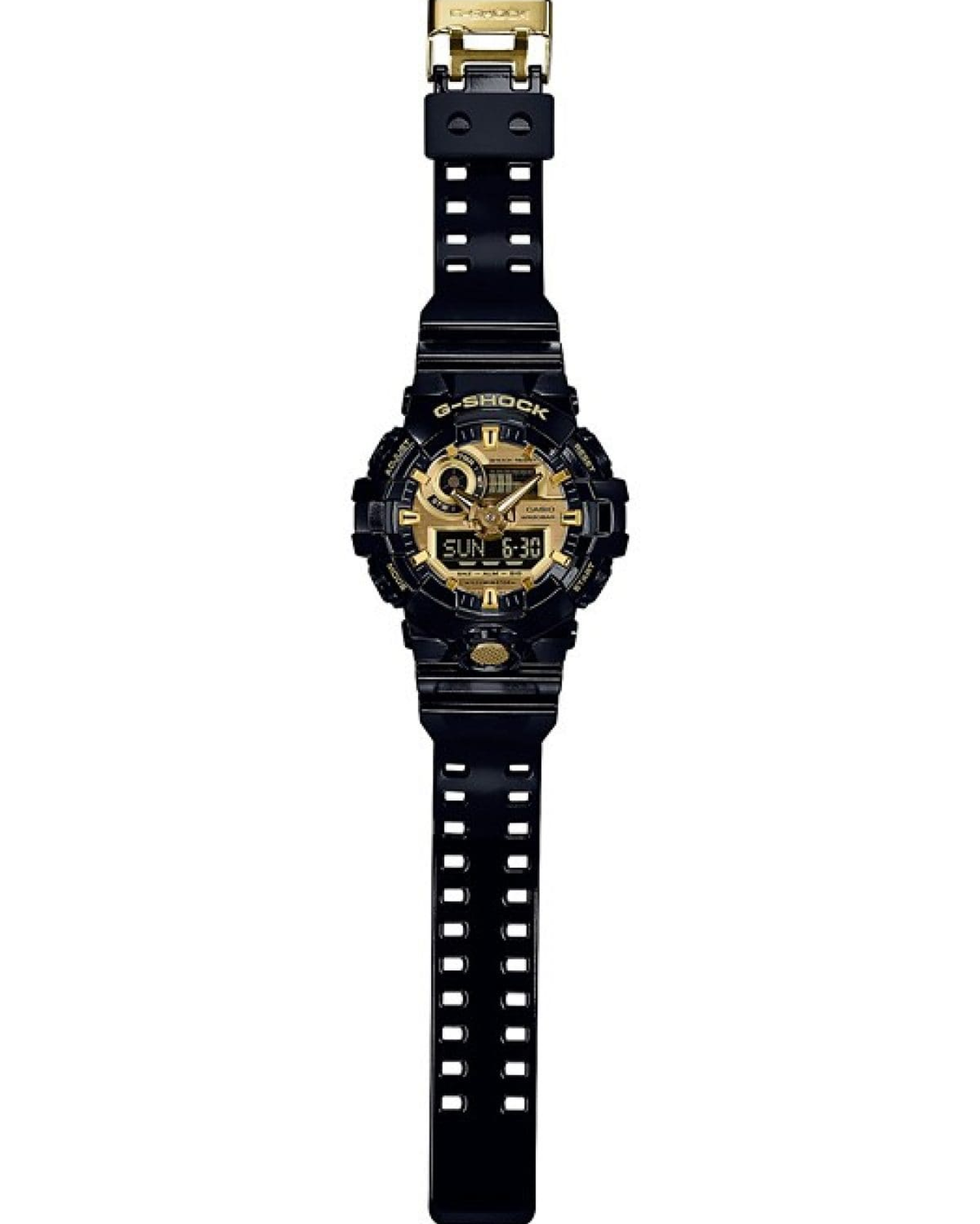 G-Shock GA710GB-1ACR Mens Gold Watch | Black Gold