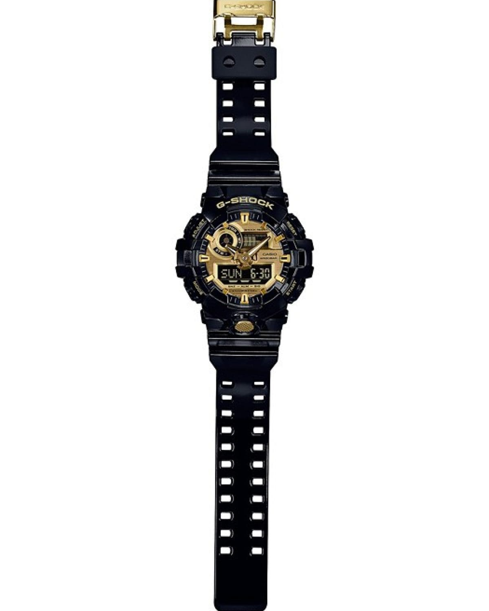 G-Shock GA710GB-1ACR Mens Gold Watch | Black Gold