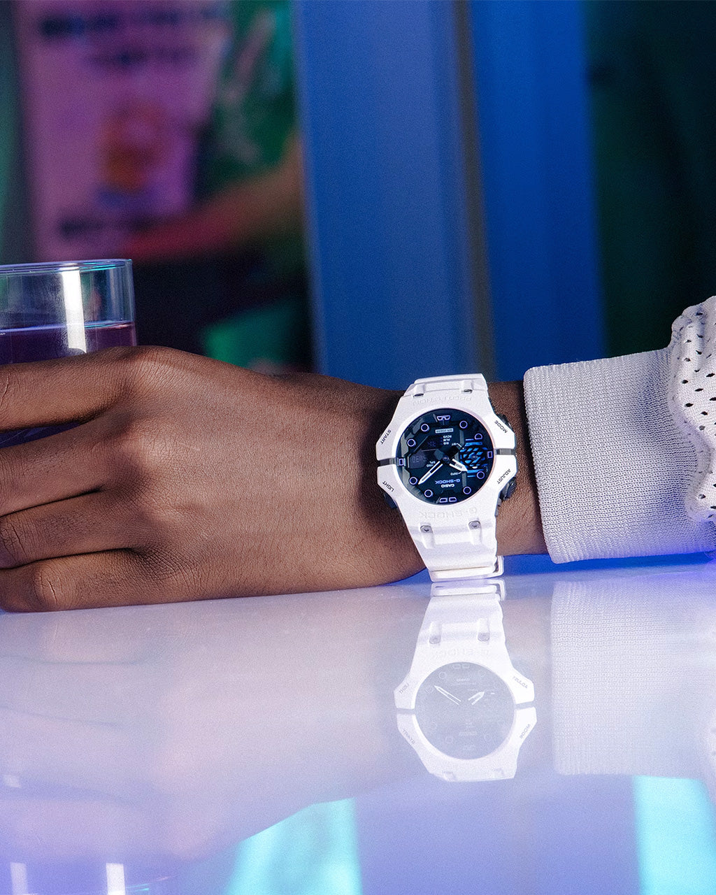 G-Shock GAB001SF-7A | White