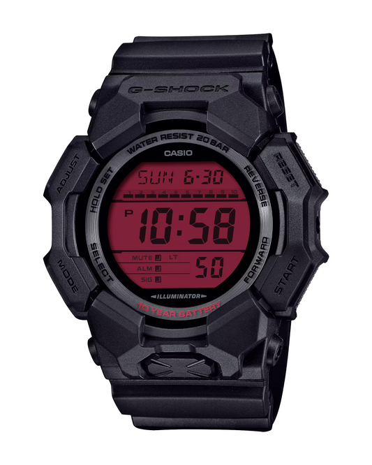 G-Shock GD010BBR-1 | Black Red