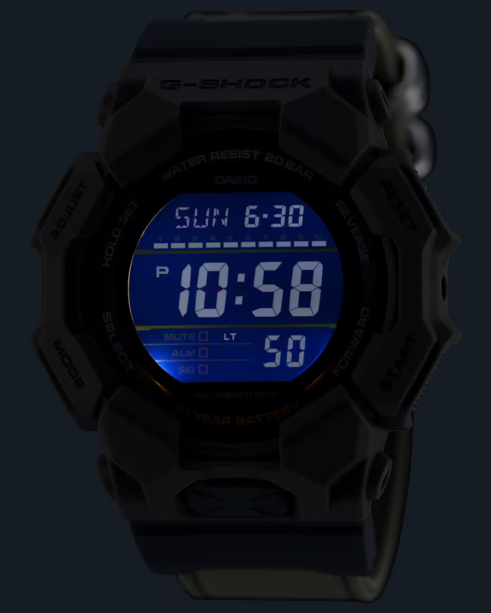 G-Shock GD010CE-5 Digital Watch | Gray