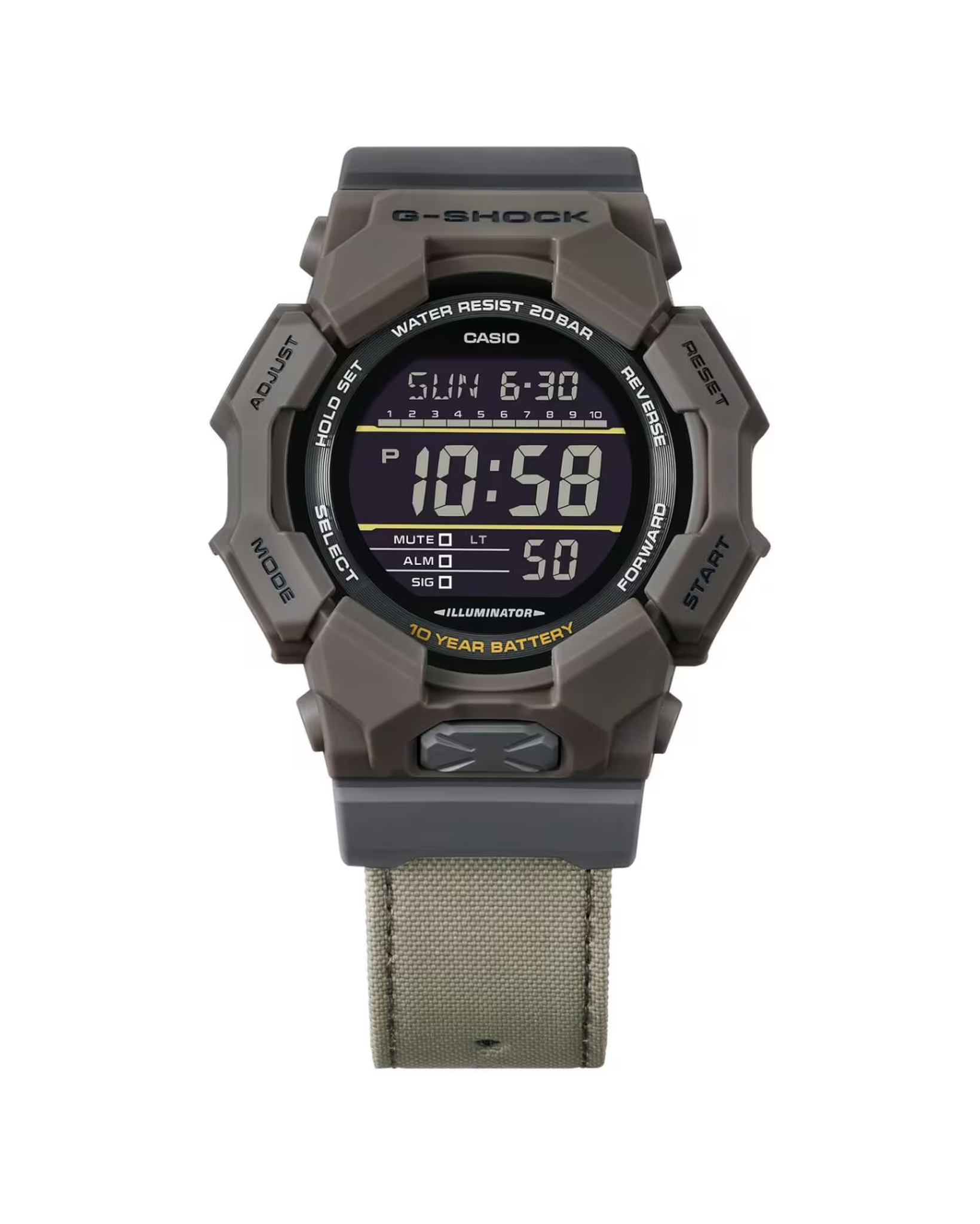 G-Shock GD010CE-5 Digital Watch | Gray
