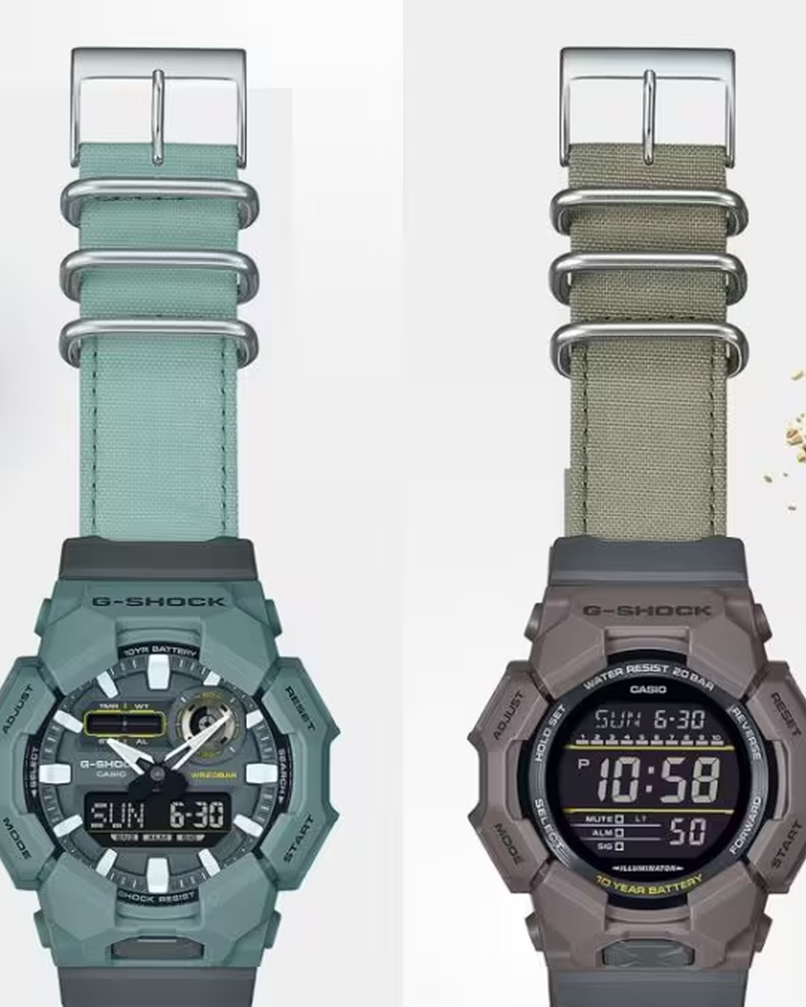 G-Shock GD010CE-5 Digital Watch | Gray