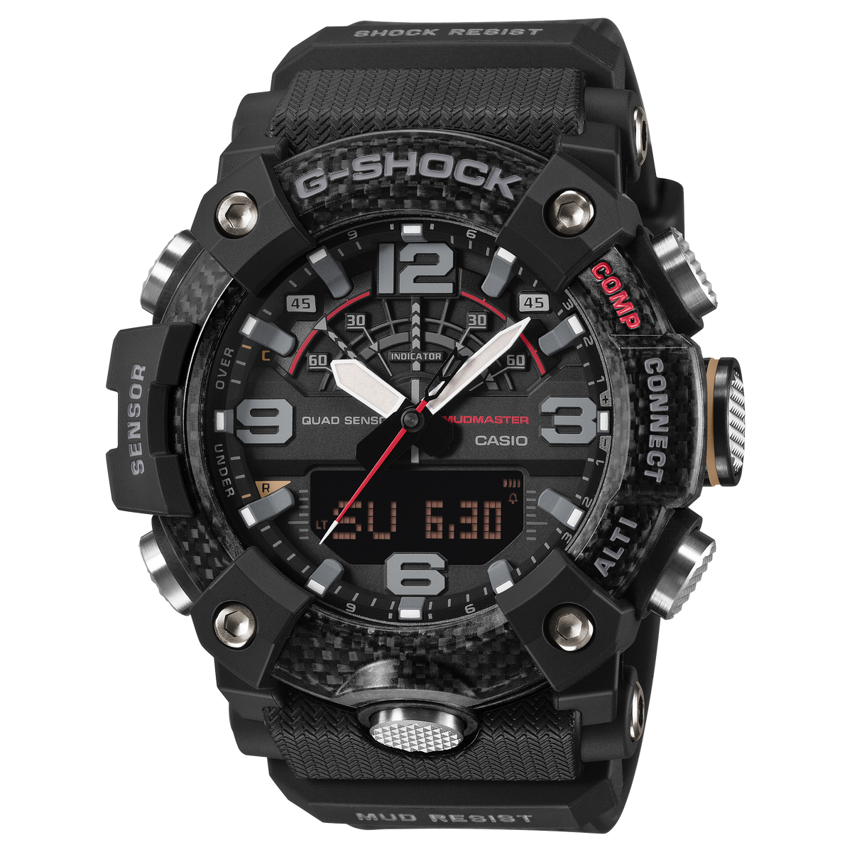 G-Shock GGB100X-1A MUDMASTER watch, front view
