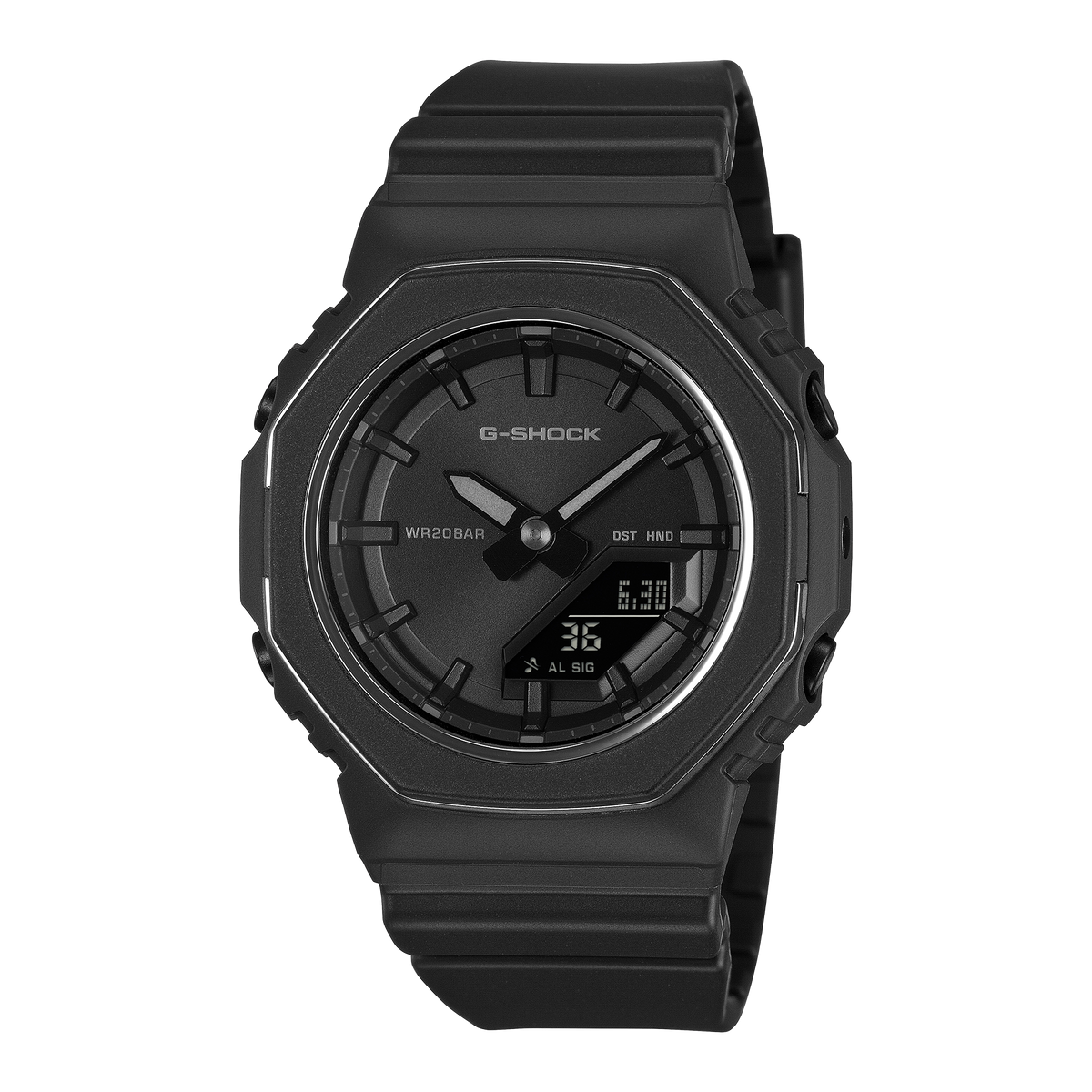 G-Shock GMAP2110B-1A watch, front view | Black