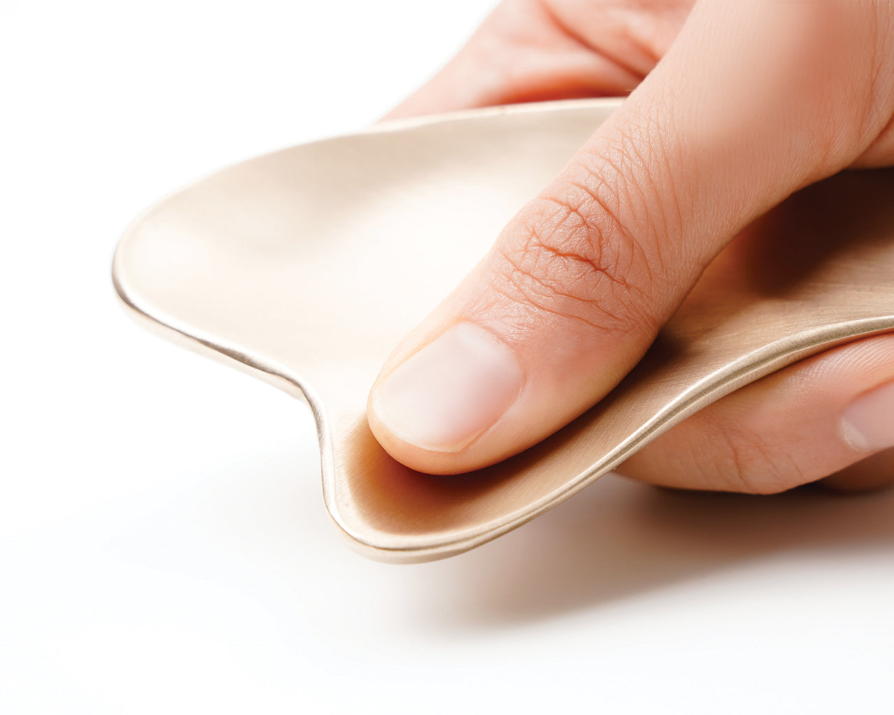 Premium texture of natural anti-bacterial metal guasha