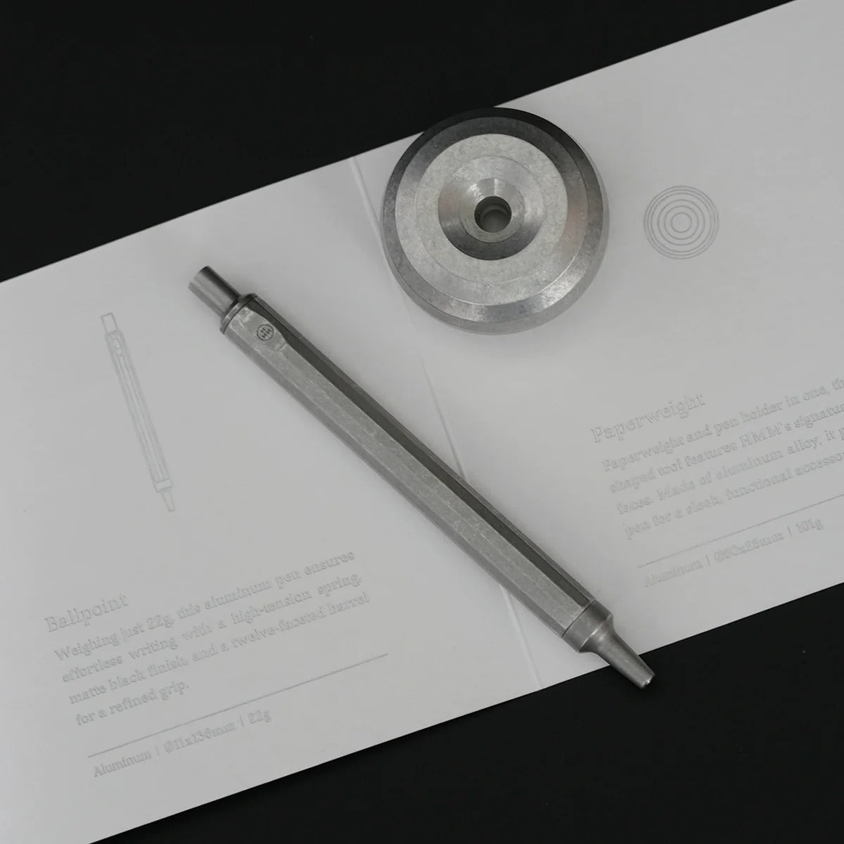 HMM Gift Pack - Metal Writing Set | Silver