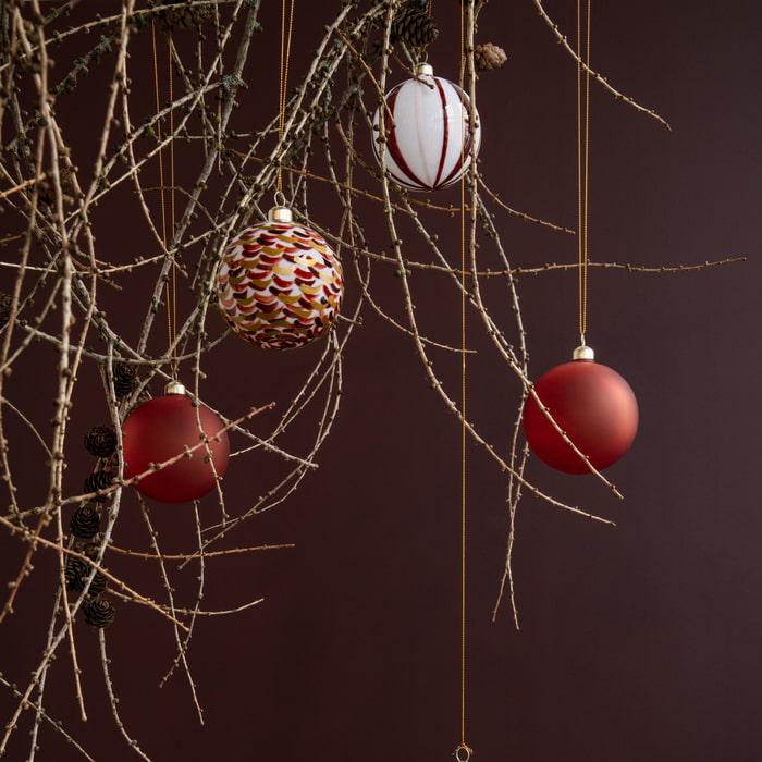Holmegaard Souvenir Bauble, H: 3.1"