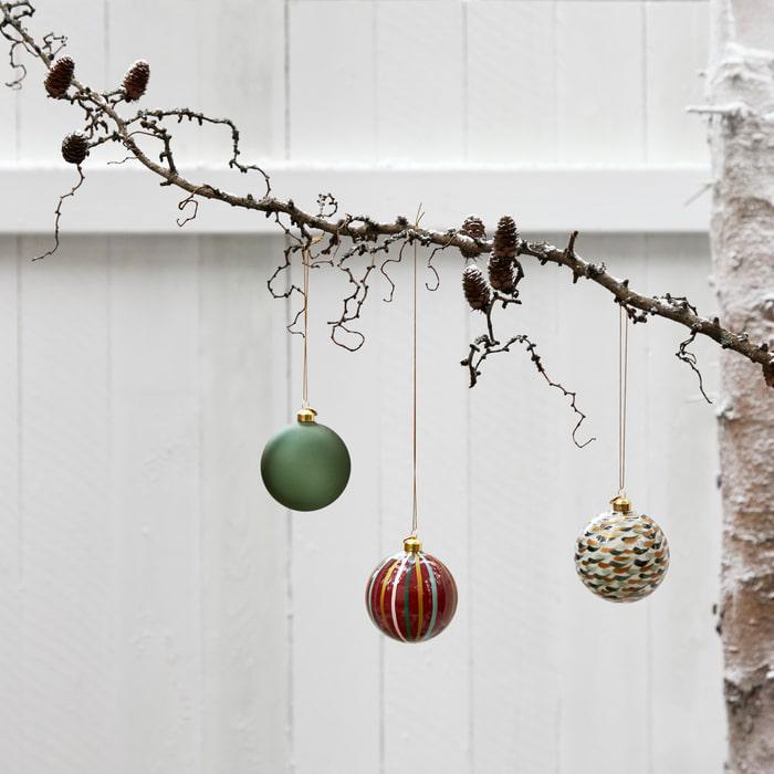 Holmegaard Souvenir Bauble, H: 3.1"