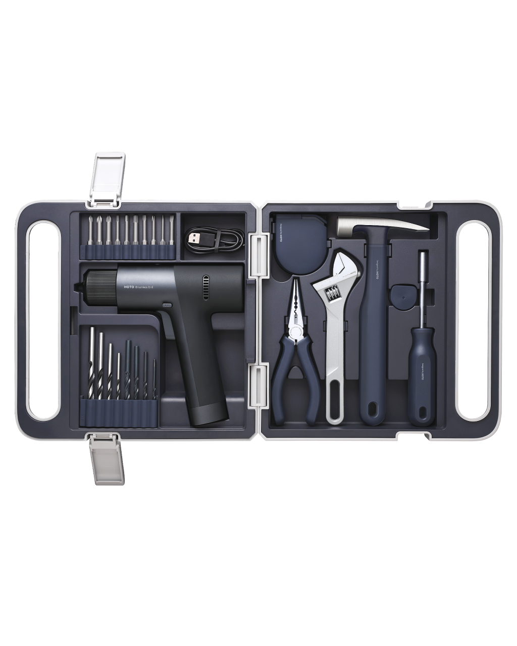 HOTO 12V Brushless Drill Tool Set