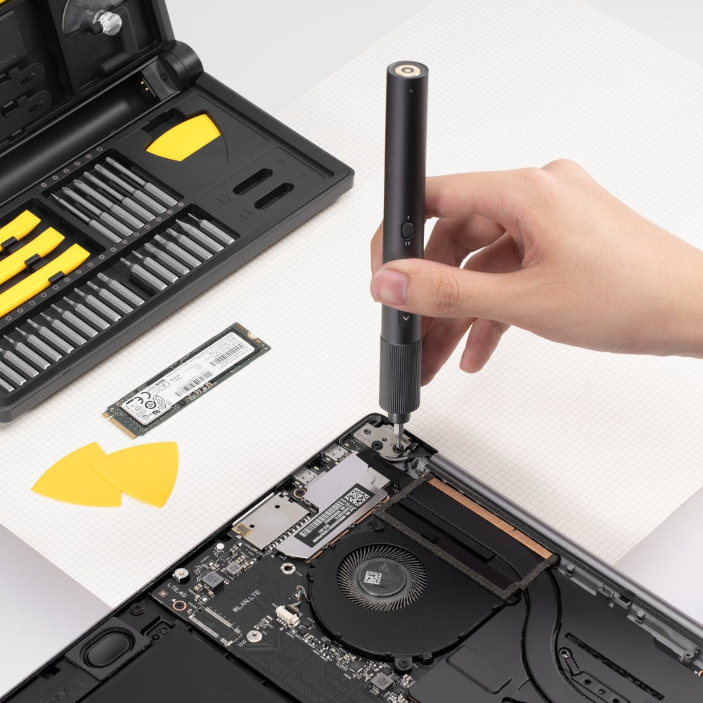 HOTO Electric Precision Screwdriver Kit Pro in use