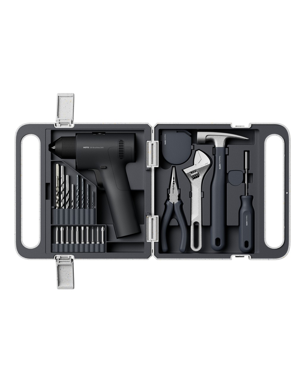 HOTO 16V Brushless Drill Tool Kit
