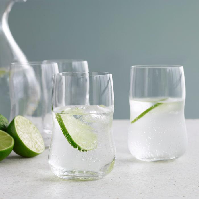 Holmegaard Future Tumbler, Clear, 8.5 Oz, 6 Pcs.