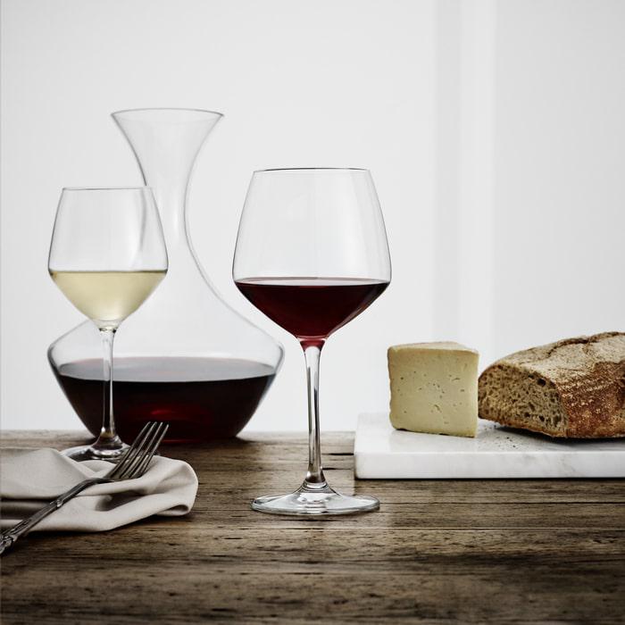 Holmegaard Perfection Burgundy Glass, Clear, 20 Oz, 6 Pcs.