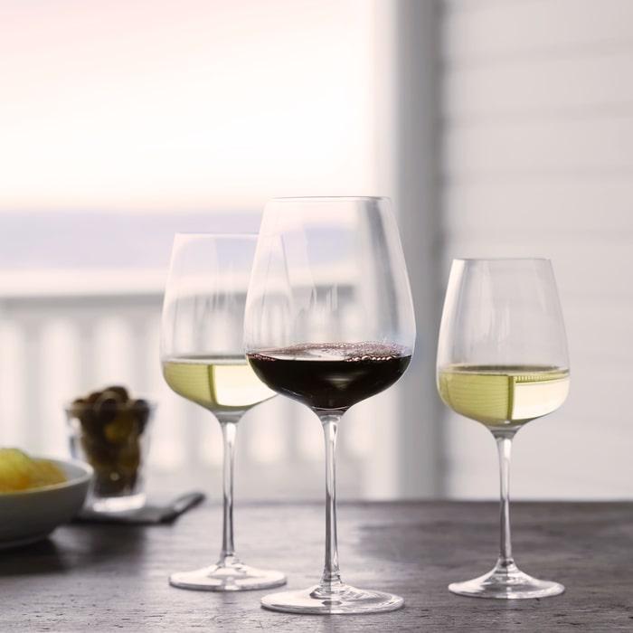 Holmegaard Bouquet Red Wine Glass, Clear, 21 Oz, 6 Pcs.