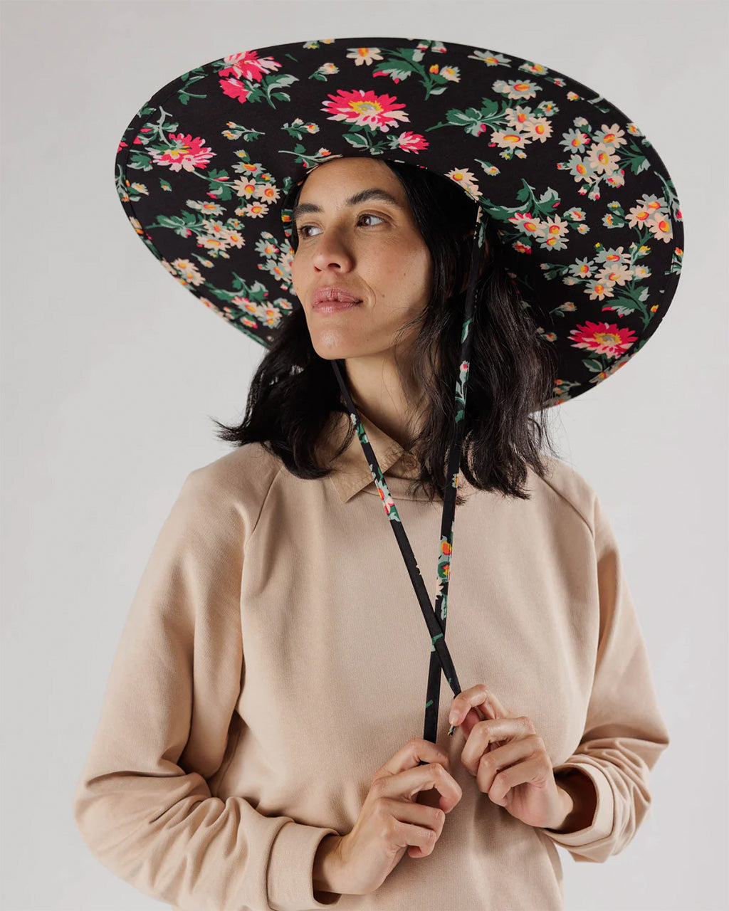 Close-up of Baggu Packable Sun Hat Material