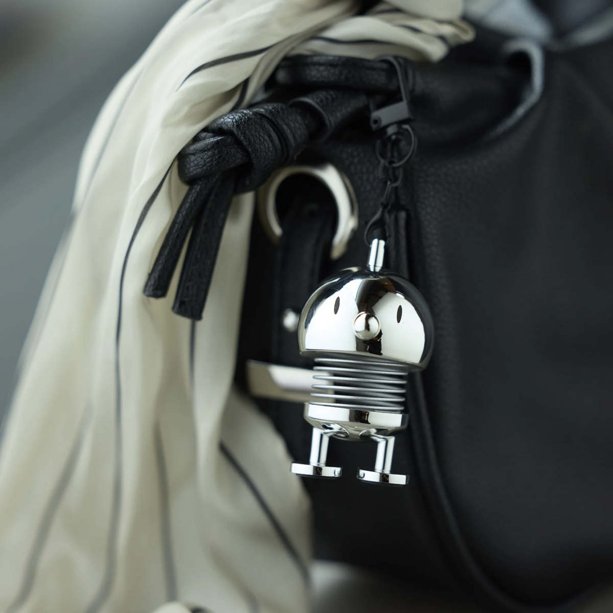 Hoptimist Bag Charm | Chrome 