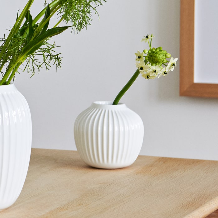 Kähler Hammershøi Vase, White, H: 5.1"