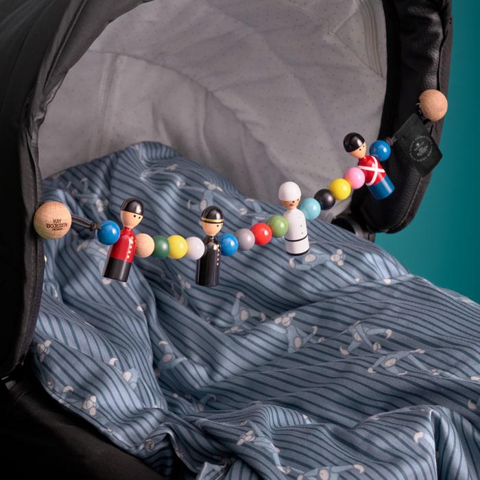 Kay Bojesen Pram Chain, Multi, H: 4.1"