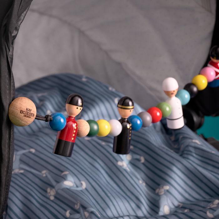 Kay Bojesen Pram Chain, Multi, H: 4.1"
