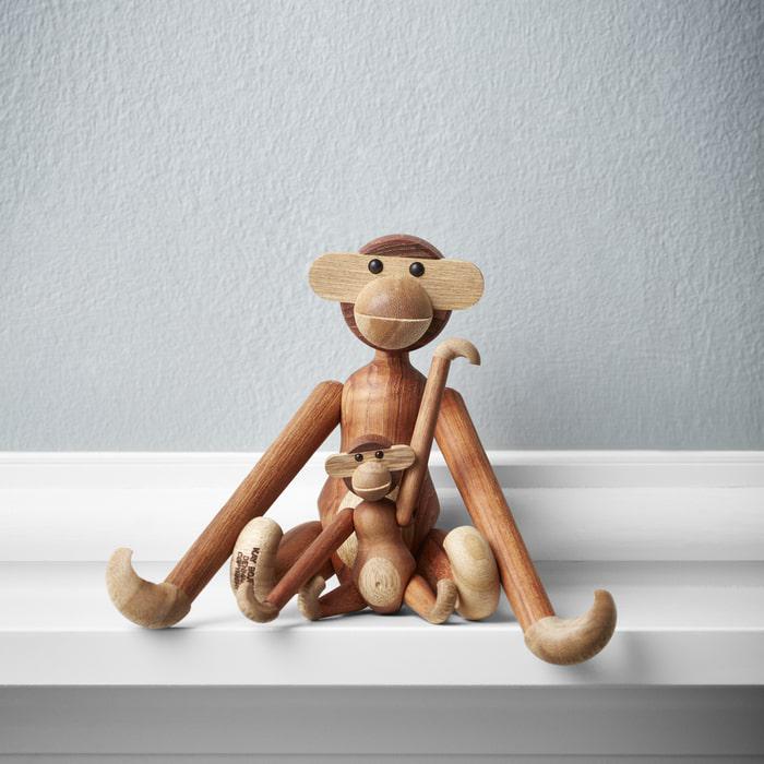 Kay Bojesen Monkey, Teak/Limba