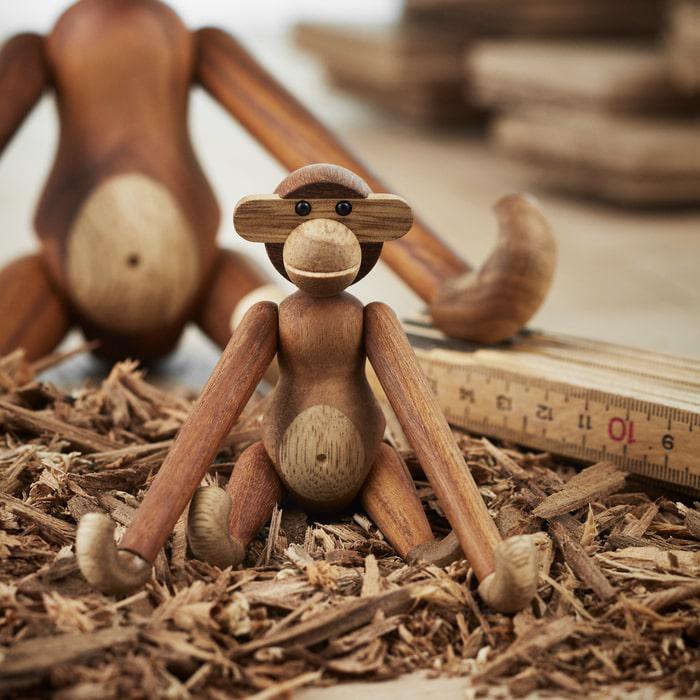 Kay Bojesen Monkey, Teak/Limba