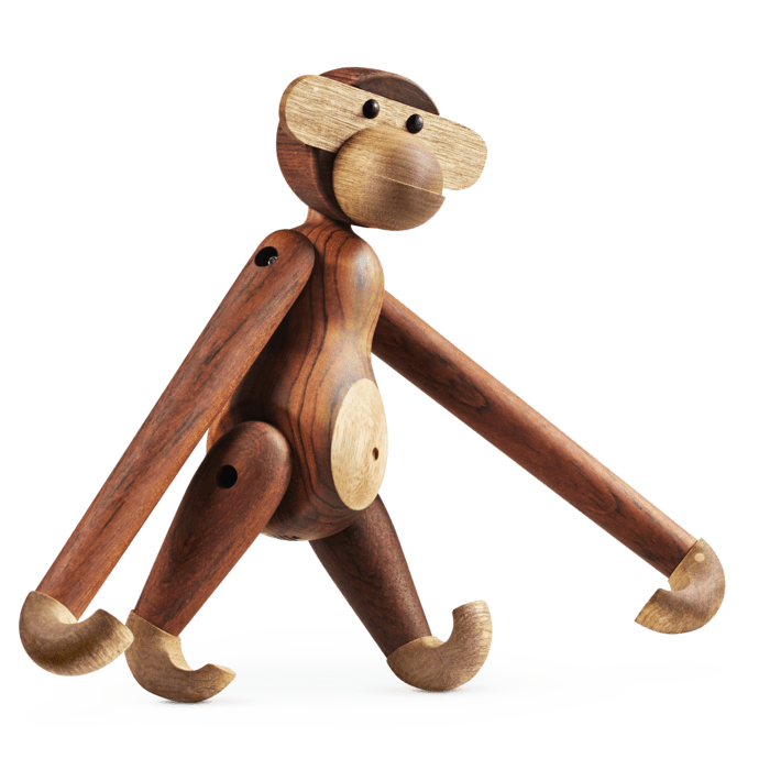 Kay Bojesen Monkey, Teak/Limba