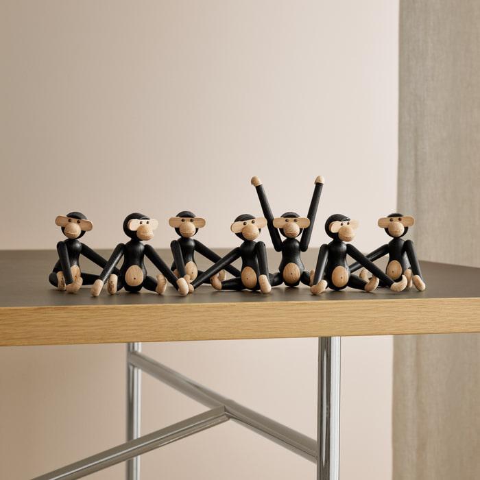 Kay Bojesen Monkey, Dark Stained Oak, Mini