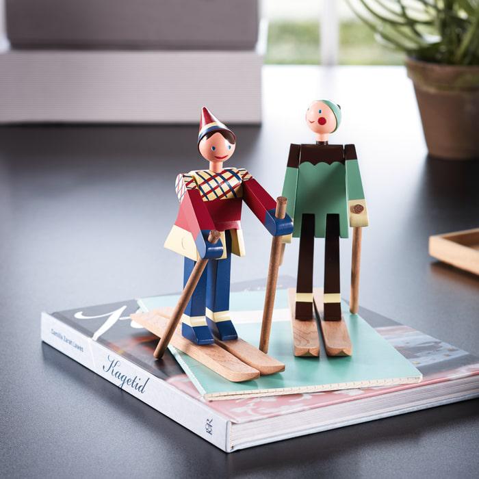 Kay Bojesen The Skier, Datti, H: 6.3"