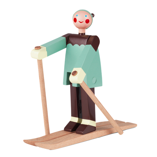 Kay Bojesen The Skier, Boje, H: 6.1"