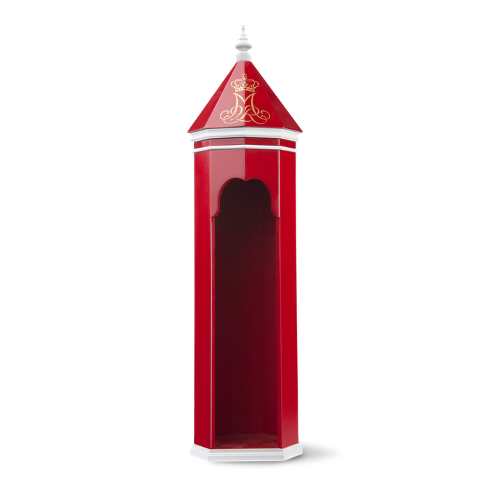 Kay Bojesen Sentry Box, Red/White, H: 14.2"