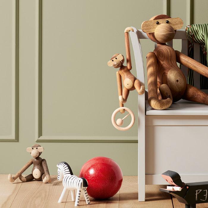 Kay Bojesen Monkey, Teak/Limba