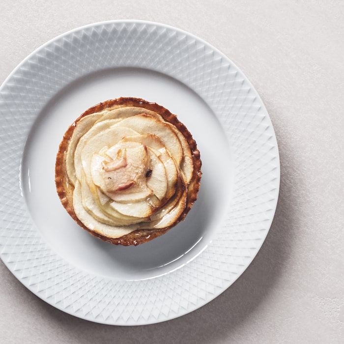 Lyngby Porcelæn Rhombe Plate, White