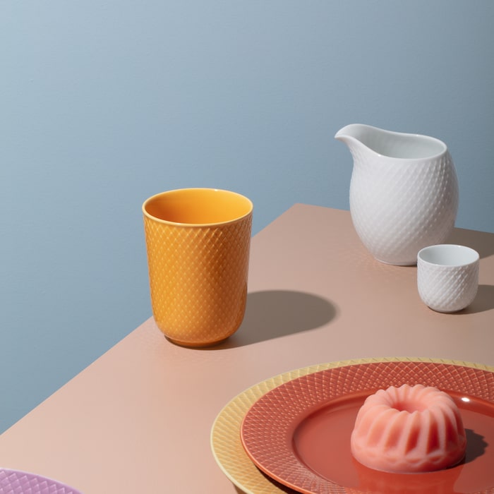 Lyngby Porcelæn Rhombe Color Mug, 11.2 Oz