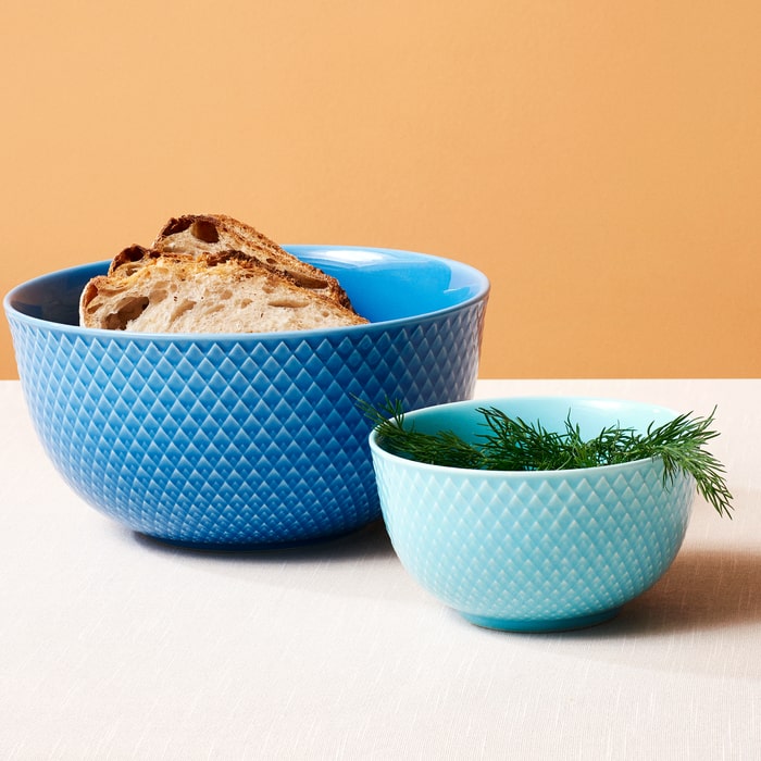 Lyngby Porcelæn Rhombe Color Bowl, Ø: 4.3"