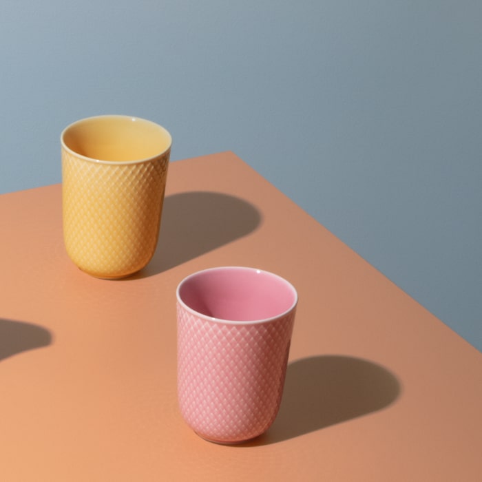 Lyngby Porcelæn Rhombe Color Mug, 11.2 Oz