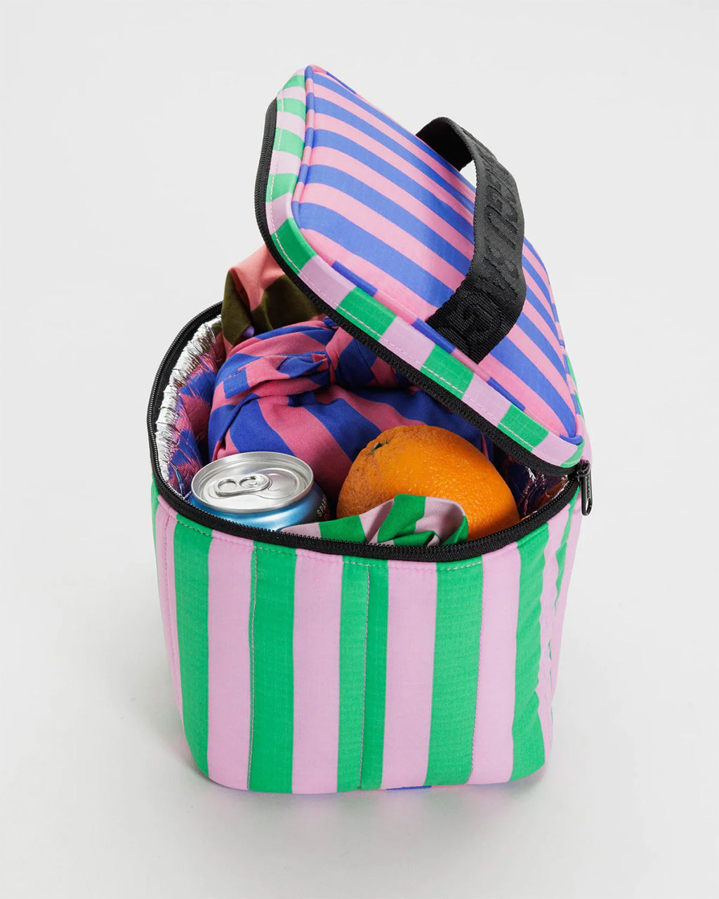 Interior of Baggu Puffy Lunch Bag