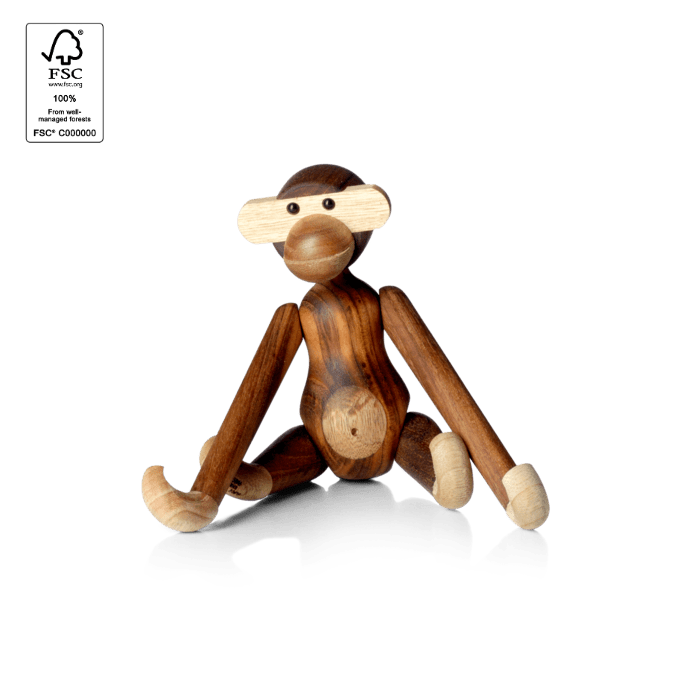 Kay Bojesen Monkey, Teak/Limba
