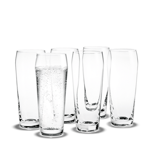 Holmegaard Perfection Tumbler, Clear, 15.2 Oz, 6 Pcs.