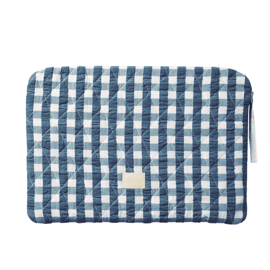 JUNA Pondus Laptop Bag, Dark Blue/White