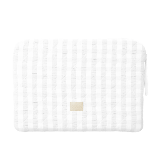 JUNA Pondus Laptop Bag, White/White