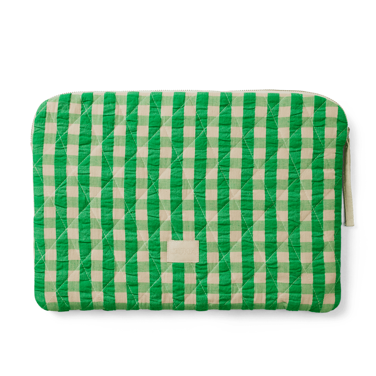 JUNA Pondus Laptop Bag, Green/Sand