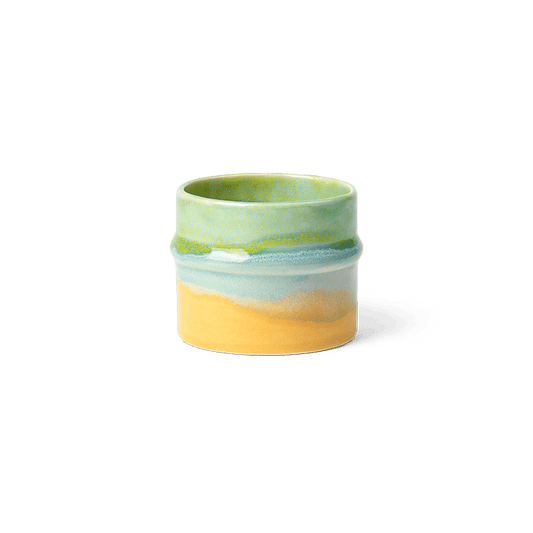 Kähler Poppery Mug, Apple Green/Mint/Yellow, 9.1 Oz