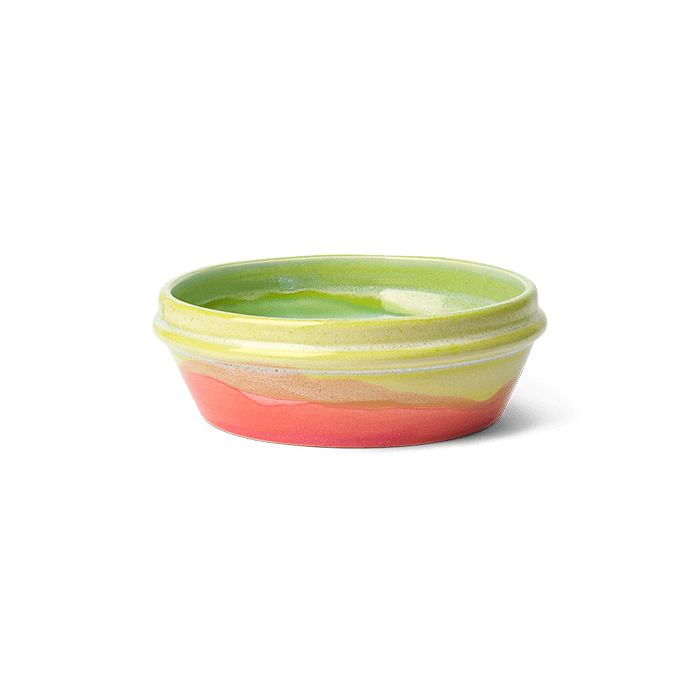 Kähler Poppery Bowl, Pink/Mint/Apple Green, Ø 6.3"