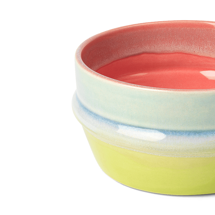 Kähler Poppery Bowl, Apple Green/Mint, Ø: 4.7"