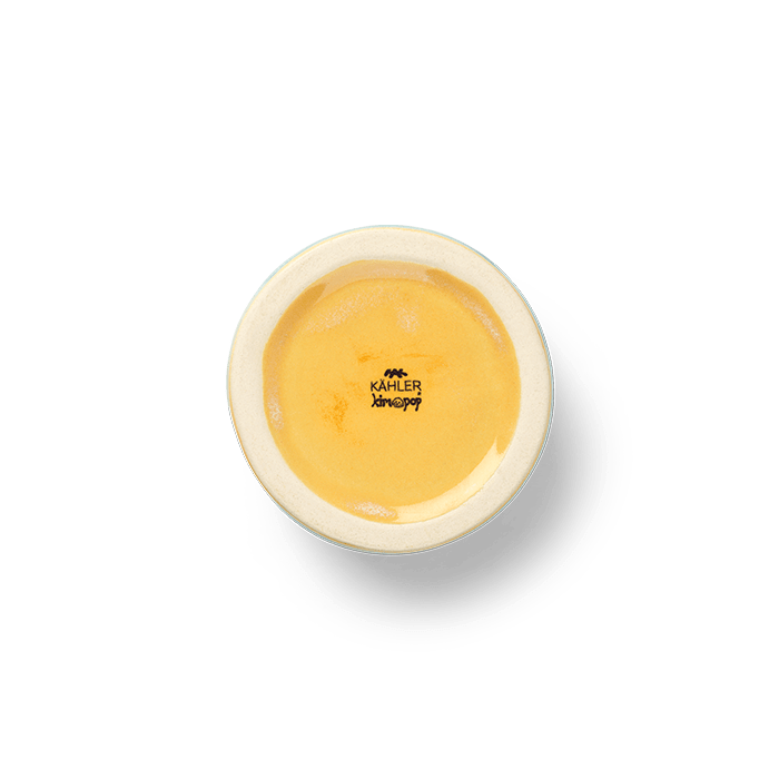Kähler Poppery Mug, Apple Green/Mint/Yellow, 9.1 Oz
