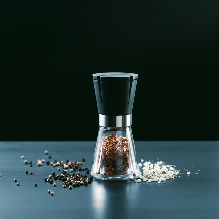 Rosendahl Grand Cru Grinder, Black/Steel, H: 5.7"