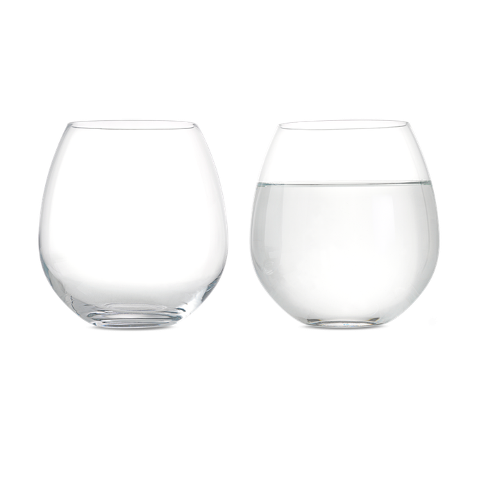 Rosendahl Premium Tumbler, Clear, 17.6 Oz, 2 Pcs.