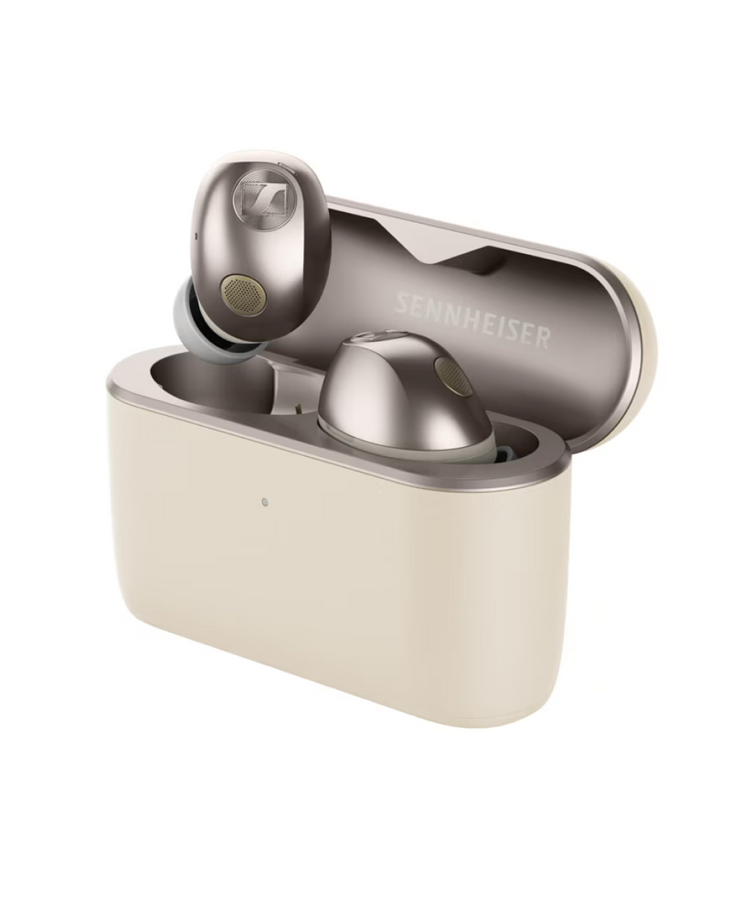 Sennheiser Momentum True Wireless 5 Adaptive Noise-Cancelling In-Ear Bluetooth Earbuds | Cream