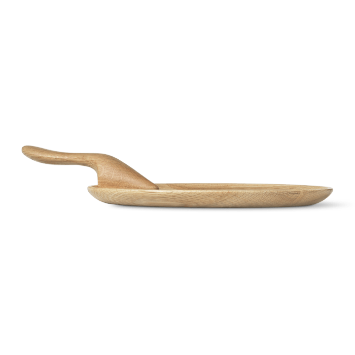 Kay Bojesen Menageri Serving Dish, Oak, Ø: 9.6"